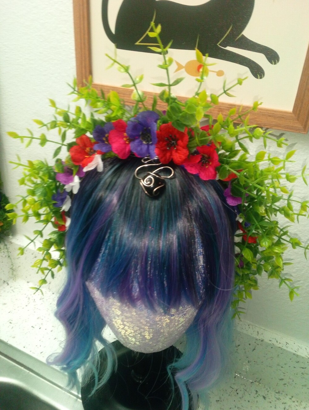 Whimsical Floral Crown Headband